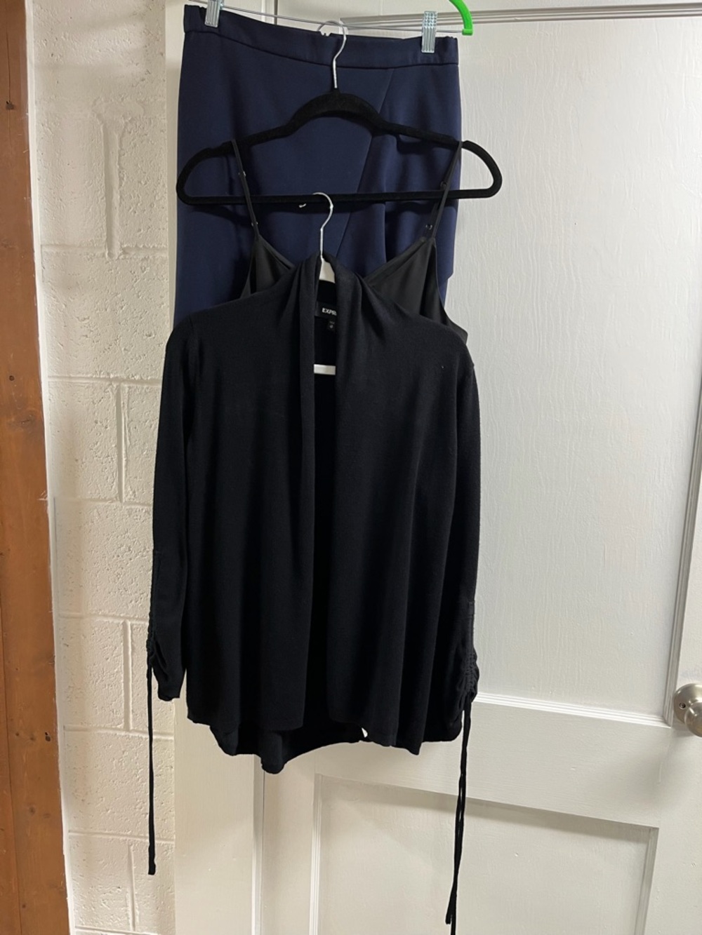 3 pc set. Banana Republic & Express Tops/skirt  Bundle — Black and Navy